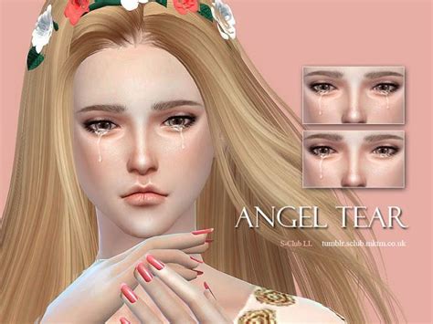 The Best Angel Tear For Men And Women By S Club Sims 4 Sims Sims Cc