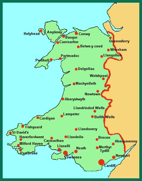Wales Geographical Maps Of Wales United Kingdom ~ Klima Naturali
