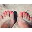 My Very Pink Toenails  Barefoot Girls Beach Color Toe Nails