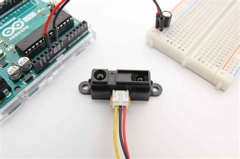 How To Use Sharp Ir Distance Sensor With Arduino Gp2y0a21yk0f