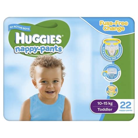 Huggies Nappy Pants Toddler Boy 10 15kg 4 X 22s
