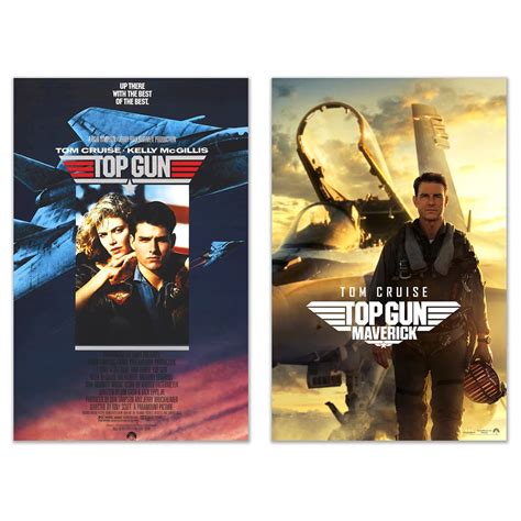 Top Gun And Top Gun Maverick Print Set Top Gun Ts For Fans