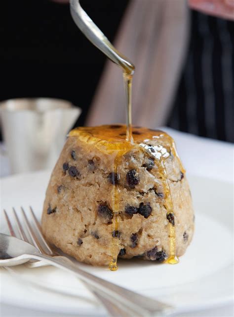 Spotted Dick With Butter Golden Syrup And Custard The Happy Foodie