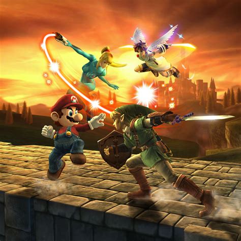 Download Super Smash Bros Brawl Ssbb Artwork 2 4000x4000 Minitokyo