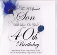 40th Birthday Wishes for Son | 40th Birthday Cards | BIRTHDAY GLITTER ...