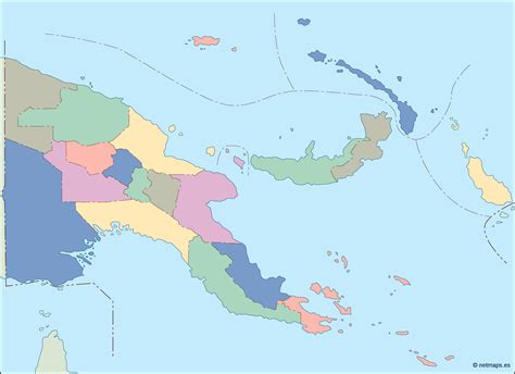 Papua New Guinea Maps Netmaps Leading Mapping Company