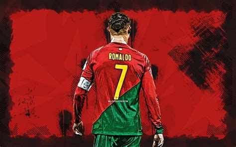 Descargar 4k Cristiano Ronaldo Arte Grune Equipo De Fútbol Nacional
