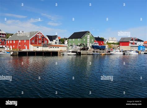 Lofoten Archipelago In Norway Henningsvaer Fishing Village In Nordland