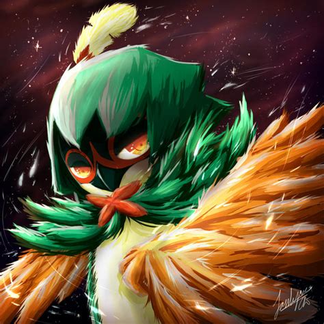 Rowlets 3rd Evolution Decidueye By Jasslyne Oh On Deviantart