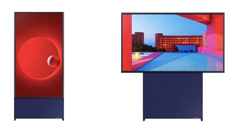 Samsung Sero Vertical Tv Announced Can Be Used In Portrait Mode