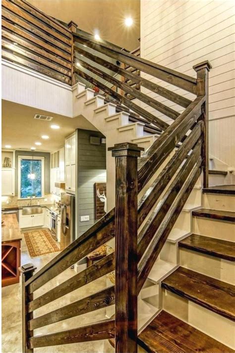 Attractive Straight Stairs Design For Home Staircase