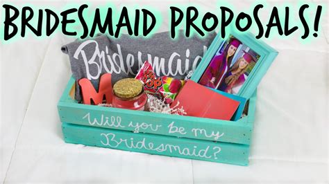 Alibaba.com offers 3,101 bridesmaids shirt products. DIY BRIDESMAID PROPOSAL BOX & GIFTS! How I Asked My Bridal Party! || Wedding Series 👰💍 - YouTube