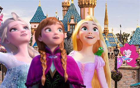 Anna Elsa And Rapunzel Go To Disneyland By Britishchick09 On Deviantart