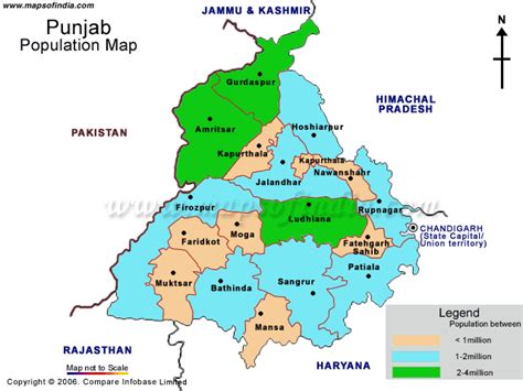 Punjab Districts Map India Map Punjab Culture Travel Maps