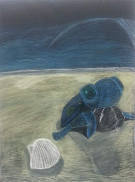 Turtle On The Beach By Punchyyylarue On Deviantart