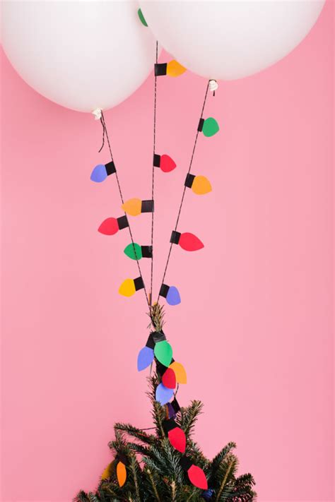 Diy Christmas Light Balloon Garlands