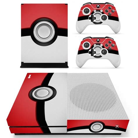 Pokemon Pokeball Decal Skin Sticker For Xbox One S Console And Controllers