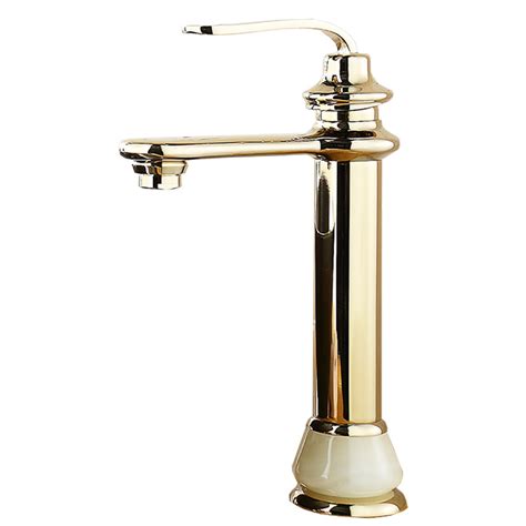 Small desk with exciting details. Bathroom Vanity Faucets Polished Brass Single Handle Gold ...