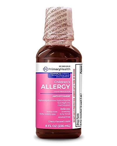 Primary Health Childrens Allergy Diphenhydramine 125mg5ml Liquid