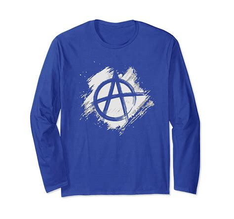 Long Sleeve Anarchy Tshirt Protest T Shirt For Anarchists Alottee T
