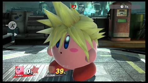 Super Smash Bros Wii U All Cloud Taunts Kirbys Transformation