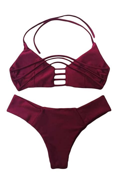 Maroon Bikini Set Maroon Bikini Bikinis Bikini Set Hot Sex Picture