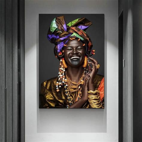 Black Women Paintings African Art Print Painting On Canvas Art Home