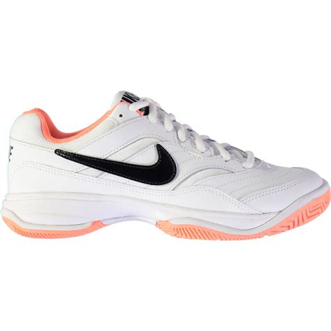 Nike Court Lite Tennis Shoes Womens Whiteblackmango Sports Trainers