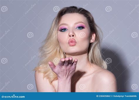 Beautiful Sensual Woman Fashion Model Female Posing In Studio Stock Photo Image Of Emotion