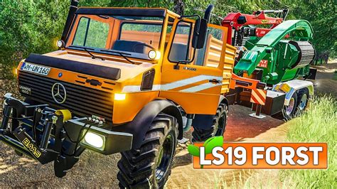 Ls19 Forst 14 Mit Dem Mb Unimog Im Wald Landwirtschafts Simulator