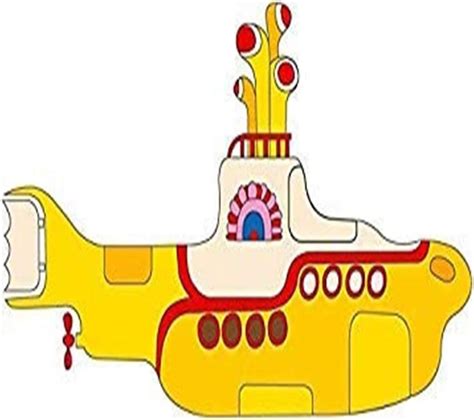 The Yellow Submarine Printed Decal Sticker 5 Sticker For