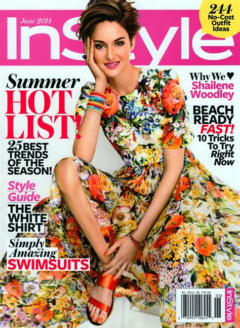 Shailene Woodley In Instyle Magazine June 2014 Issue