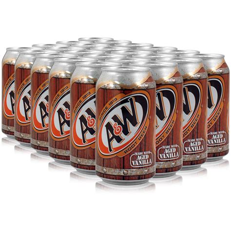 It's still made fresh on site with real cane sugar and a proprietary blend of herbs, bark, spices and berries. A&W Root Beer 24x0.355L - A&W - Soft Drinks