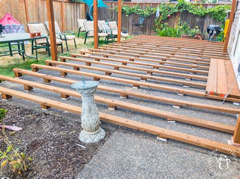 This is an ideal table top for durability. DIY: Turning a Concrete Slab Into a Covered Deck - Catz in ...