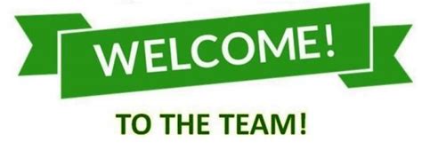 Welcome To Our Team Clip Art Free