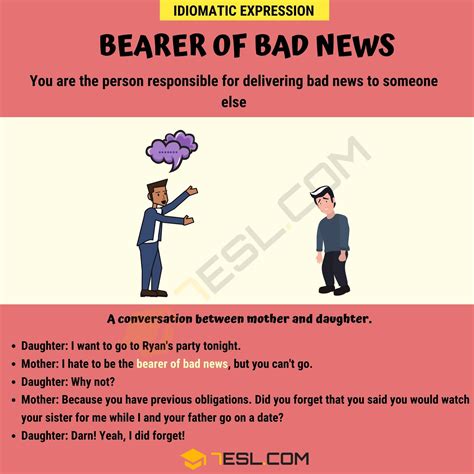 Bearer Of Bad News What Is The Definition Of This Useful Idiomatic