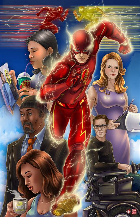 Cw Flash By Wil Woods On Deviantart