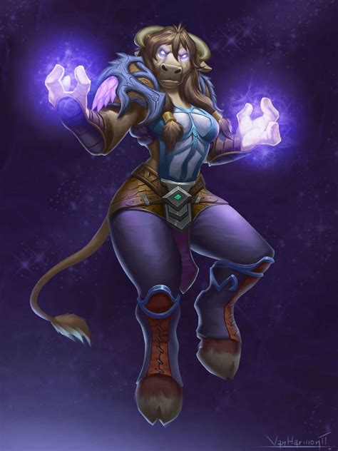 Tauren Druid By Vanharmontt On Deviantart World Of Warcraft
