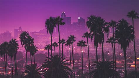 Los Angeles Sunset Wallpapers Wallpaper Cave