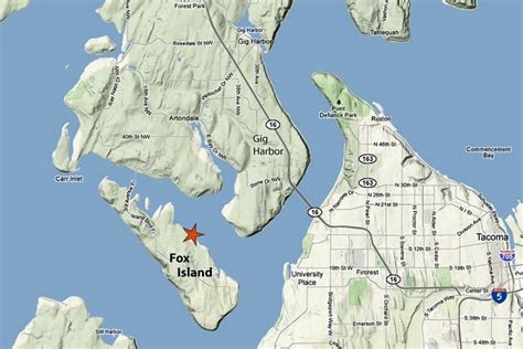 Fox Island Washington Ruston Pacific Northwest Island