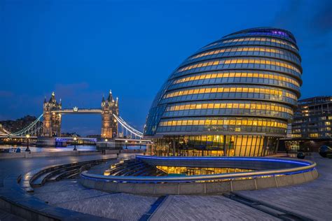 The City Hall Ledificio Sede Del Sindaco Di Londra Qui Londra