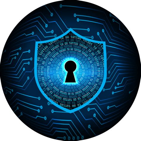 Modern Cybersecurity Technology Background With Shield 24640384 Png