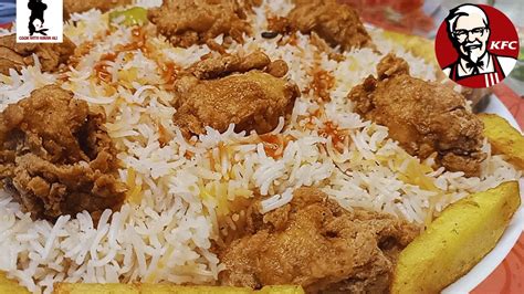 Kfc Rice And Spice Recipe🔴 Arabian Rice With Chicken Popcorn Kfc Rice