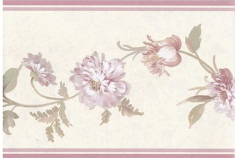 Free Download Home Pink White Elegant Floral Wallpaper Border 600x400