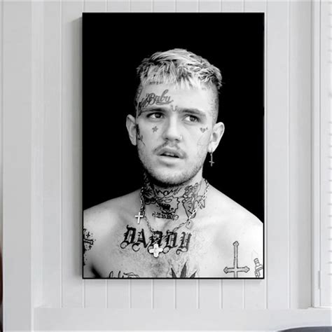 Lil Peep Music Rapper Canvas Painting Poster Print Wall Art Pictures