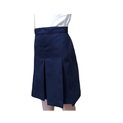 Falda Azul Marino 6 Tablas Confecciones Kamy