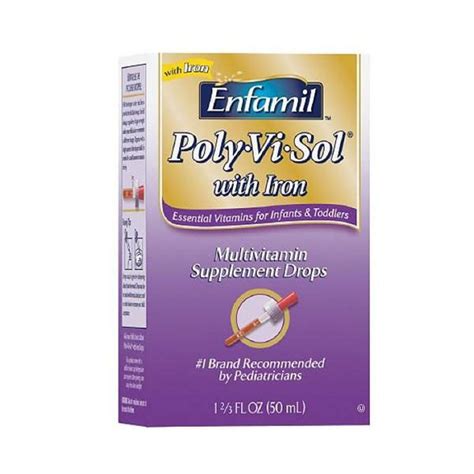 Poly Vi Sol With Iron Multivitamin Supplement Drops 50 Ml
