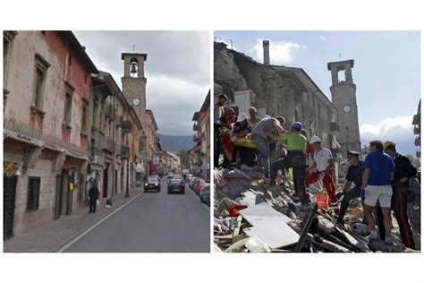 These Chilling Photos Show Italy Before And After The Earthquake That Killed Hundreds This Week