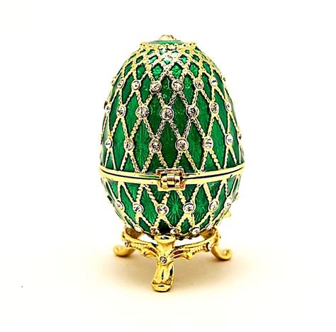 Bejeweled Egg Trinket Box Hand Made With Swarovski Crystals And Etsy Uk