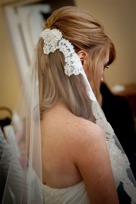 Mantilla Veil Bridal Hair Veil Headpiece Hairstyles Veil Hairstyles